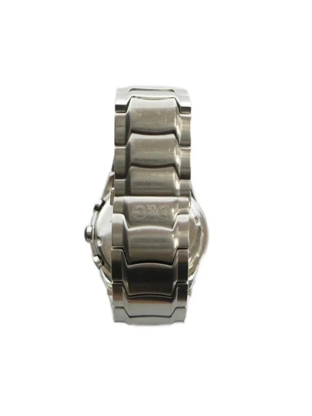 Dolce & Gabbana D&G Watch Quartz Chronograph Carre Date Silver